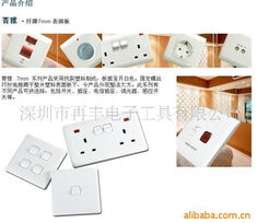 深圳市再豐電子工具墻壁開關產品列表